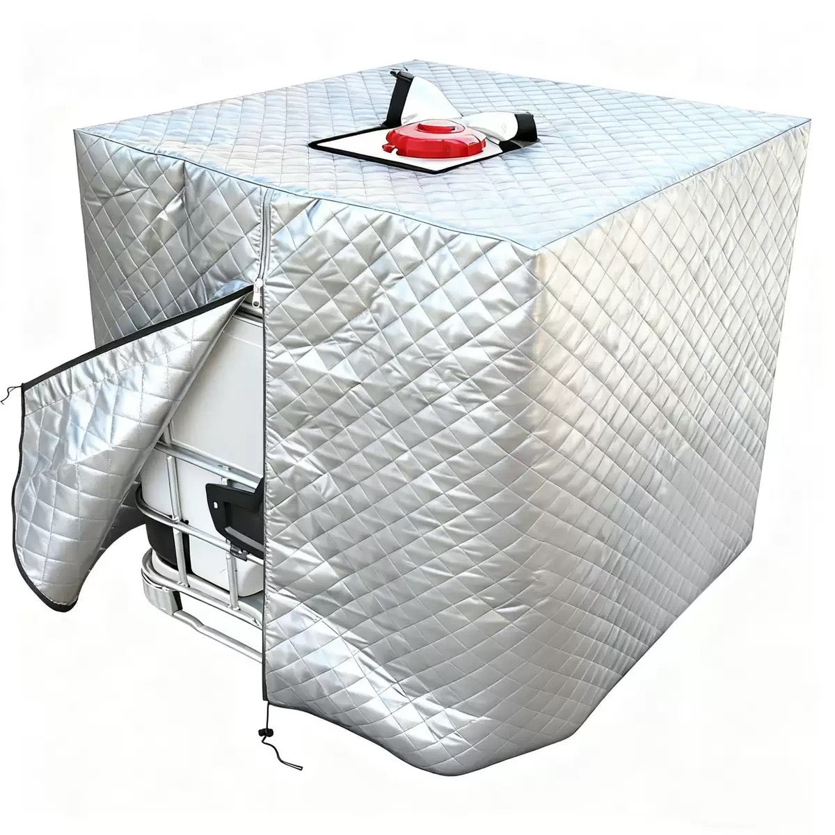 ๐ง Waterproof IBC Tote Cover โ Heavy-Duty, UV-Blocking, Secure Fit โ๏ธ
