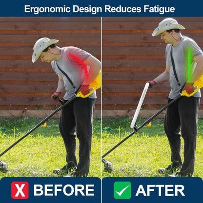 🔥🌿 Best-Seller – Ergonomic String Trimmer Handle Extension for Better Grip & Control 🌿