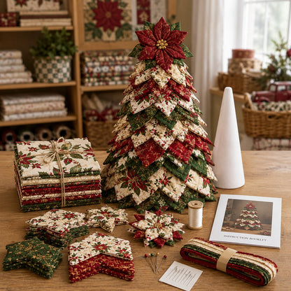 DIY Quilted Santa Christmas Tree Kit