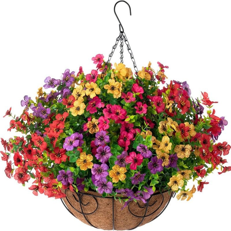 🔥 Simulated Hanging Flower Basket 💥