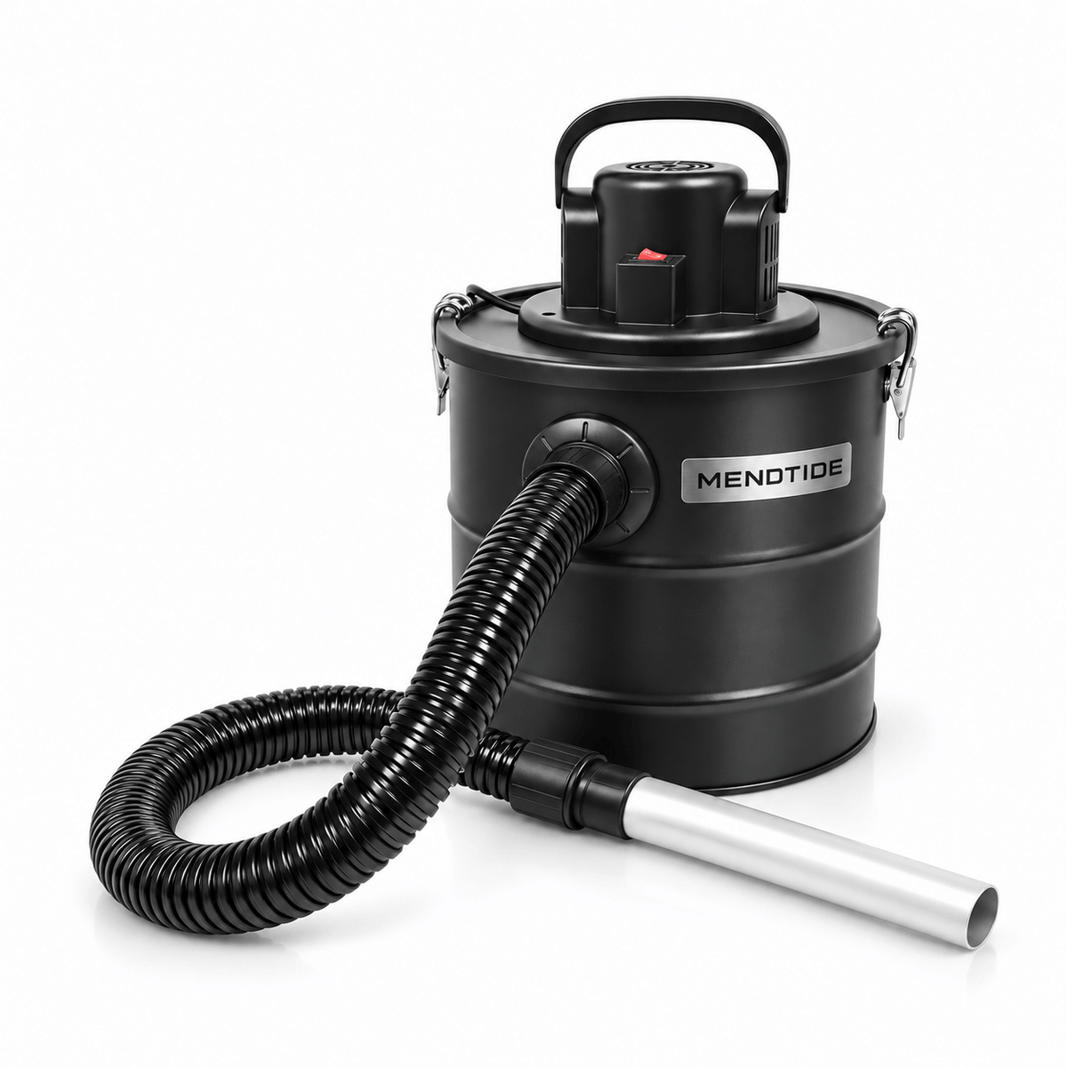 🔥 MENDTIDE Fireplace Ash Vacuum – 20 L Steel Drum, 1200 W