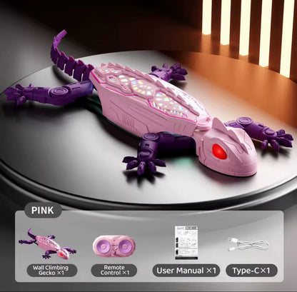 🦎Gecko Rush Remote Control Wall Climbing Lizard Toy — Ceiling & Floor Crawler
