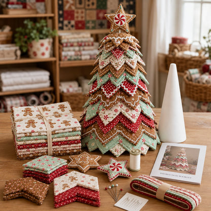 DIY Quilted Santa Christmas Tree Kit