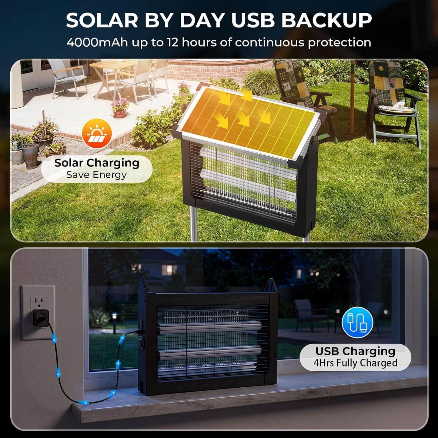 LELUMP™ Solar Bug Zapper