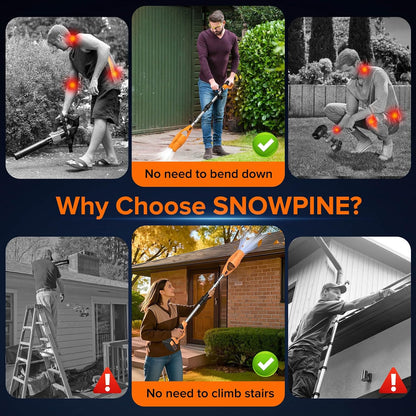 LELUMP™ Handheld Cordless Leaf Blower with Adjustable & Foldable Pole