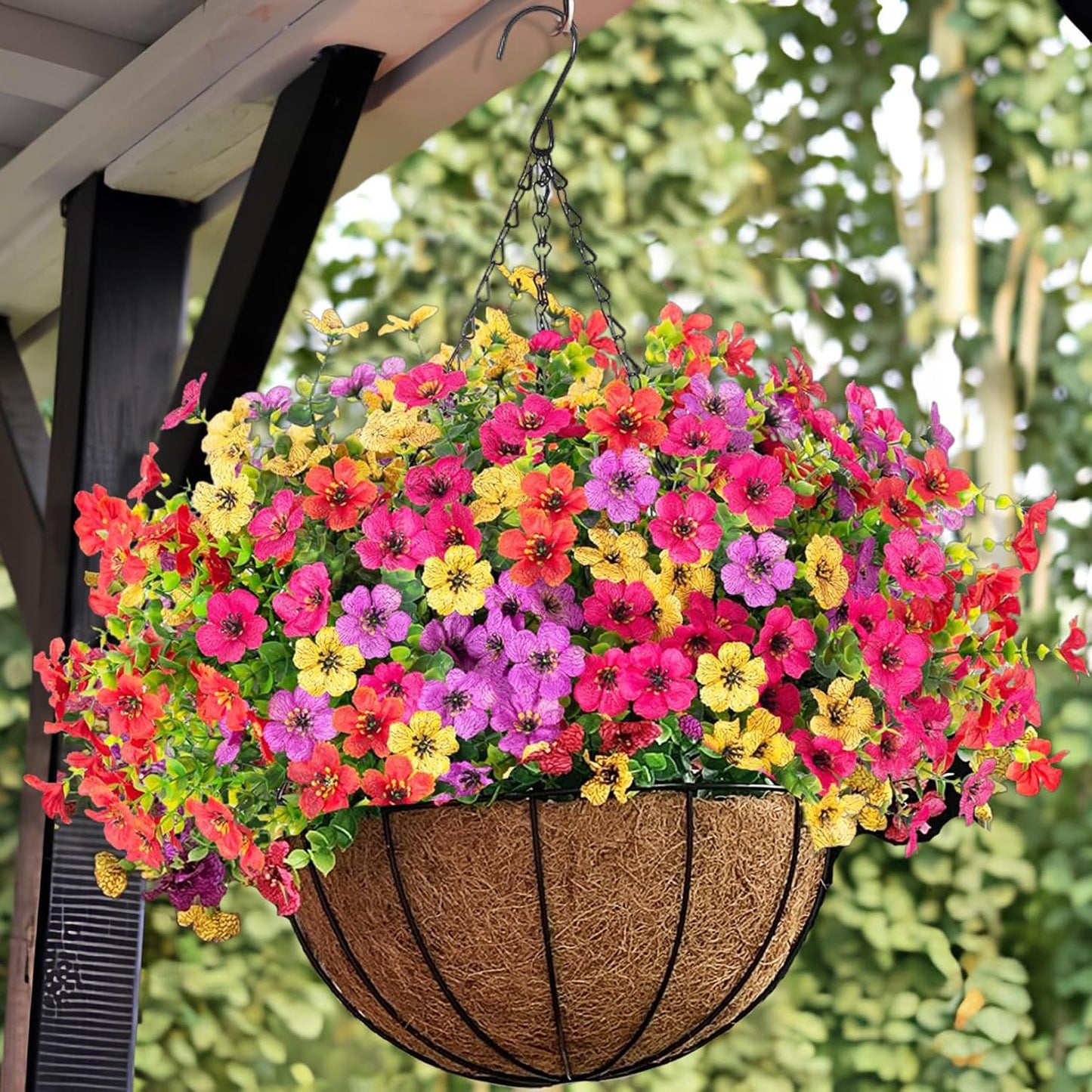🔥 Simulated Hanging Flower Basket 💥