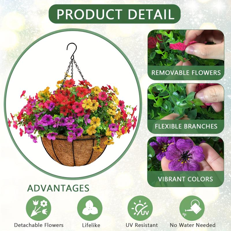 🔥 Simulated Hanging Flower Basket 💥