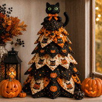 Black Cat & Pumpkin