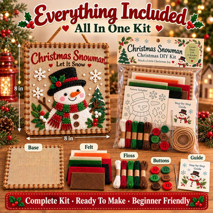 🎄✨ Christmas DIY Fabric Weaving Friendship Kit - 🧵 Create Something Special Together! 💕