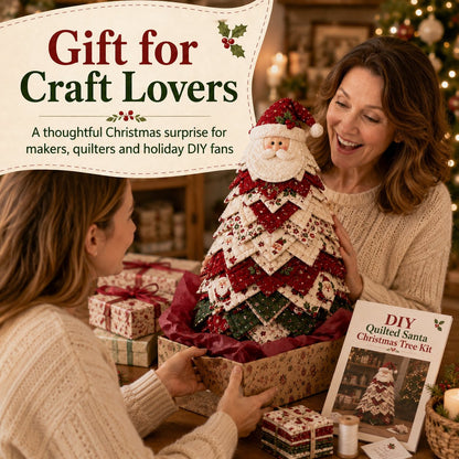DIY Quilted Santa Christmas Tree Kit