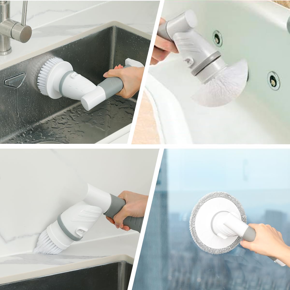 LELUMP™ Cordless Electric Spin Scrubber — Effortless Power Cleaning for Kitchen & Bath