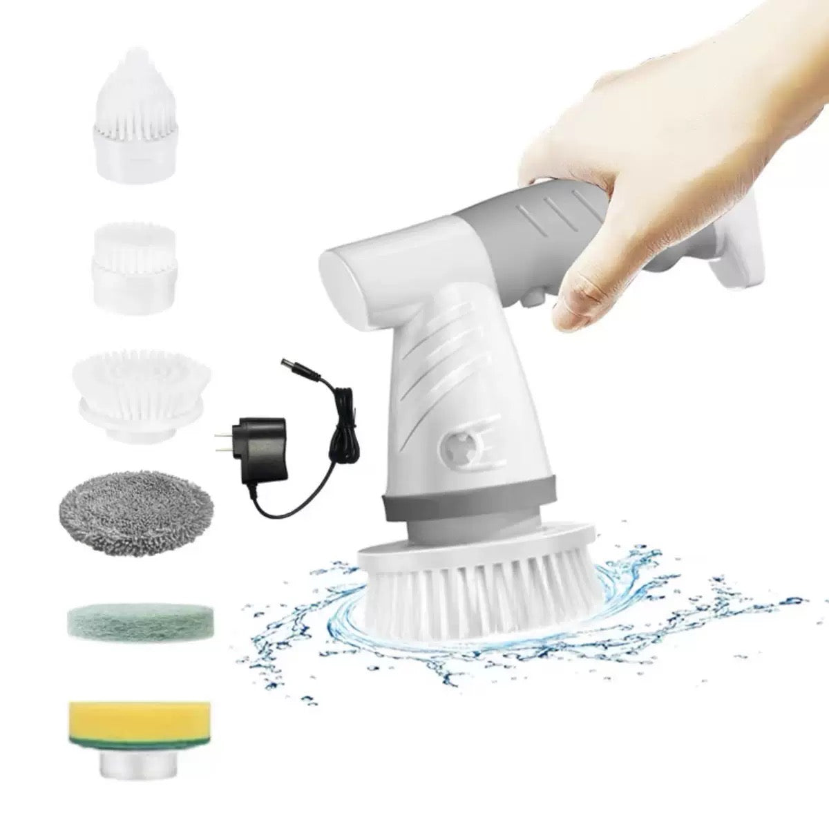 LELUMP™ Cordless Electric Spin Scrubber — Effortless Power Cleaning for Kitchen & Bath