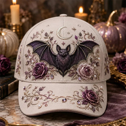 🎃 3D Halloween Embroidery Cap | Spooky Cute Adjustable Hat for Fall Outfits, Daily Styling & Halloween Parties