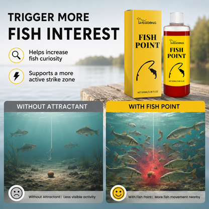 🎣 Concentrated Fish Attractant Liquid – 🐟Fast-Acting Red Worm Formula