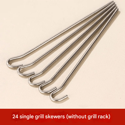 🥩Vertical barbecue grill for grilling skewers.🍤