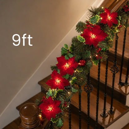 🔥Poinsettia LED Flower String Lights