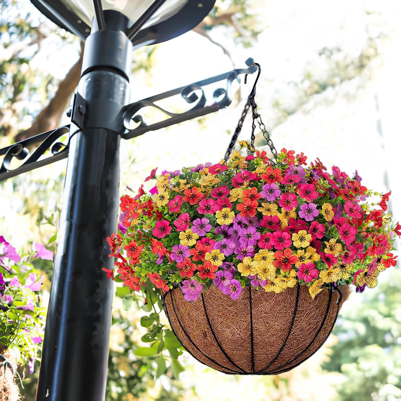 🔥 Simulated Hanging Flower Basket 💥
