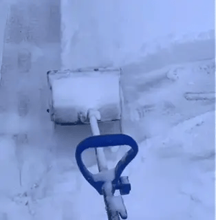 ❄️ Brushless Cordless Electric Snow Shovel with Wheels ⚡