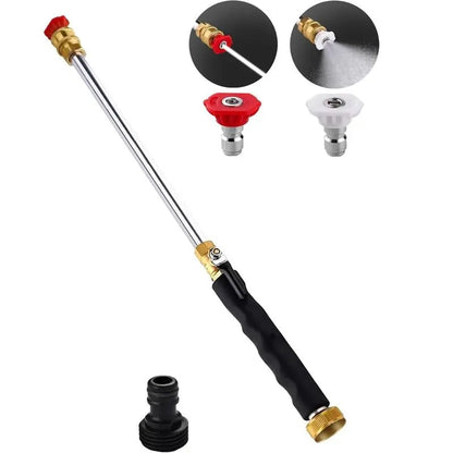 💦 Jet Nozzle Power Washer for Garden Hose - 8X High Pressure Cleaning