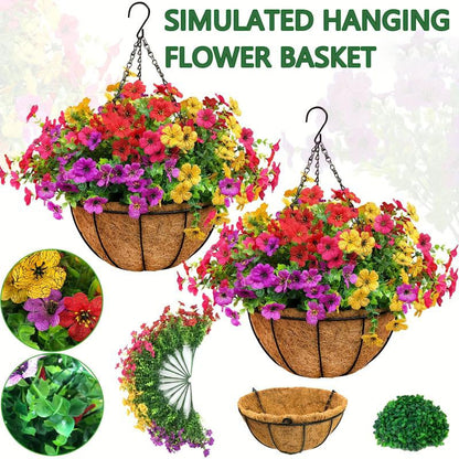 🔥 Simulated Hanging Flower Basket 💥