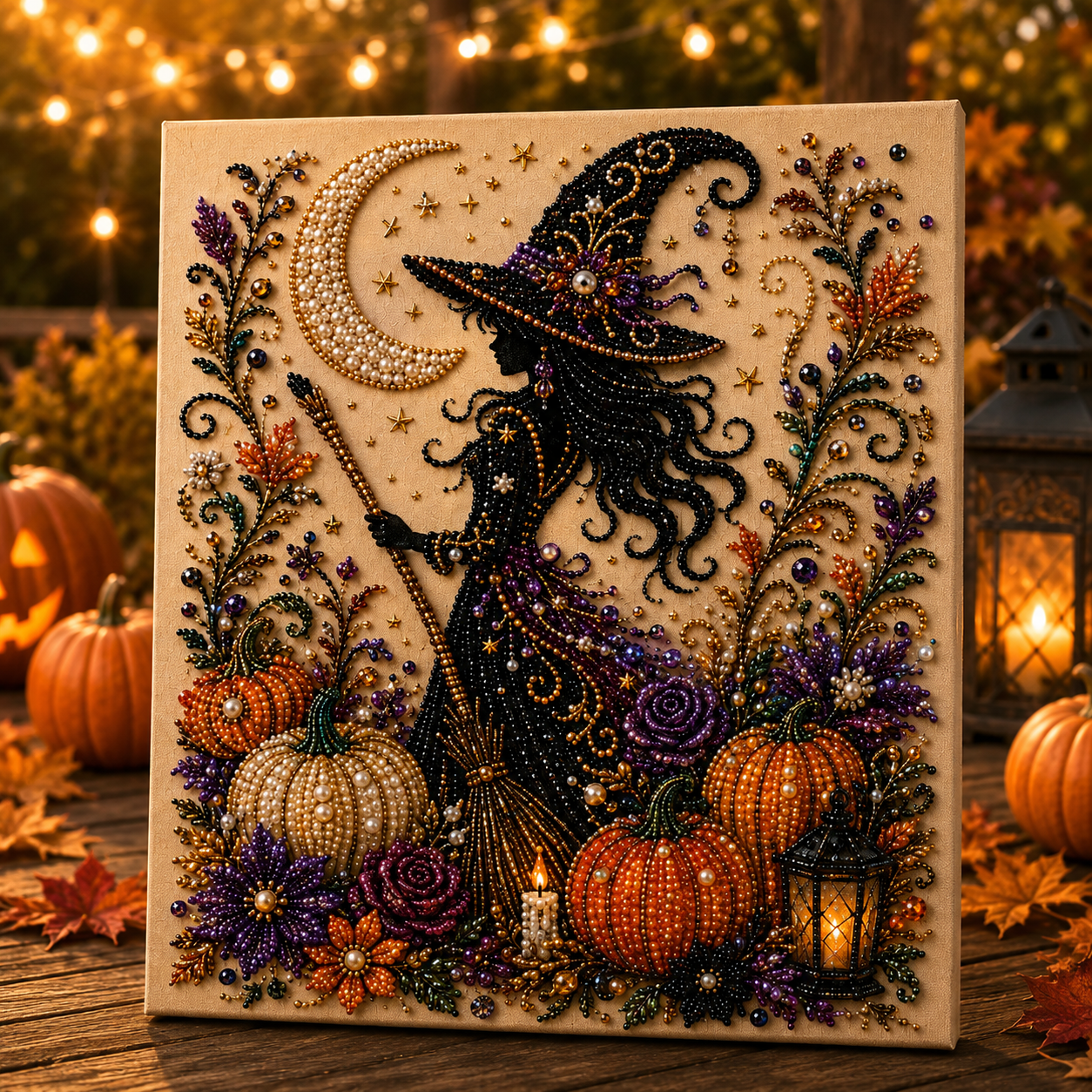 🔥Limited time 70% OFF - 👻✨ Halloween Pearl Art DIY Kit – Turn Tiny Pearls into Spooky-Cute Magic