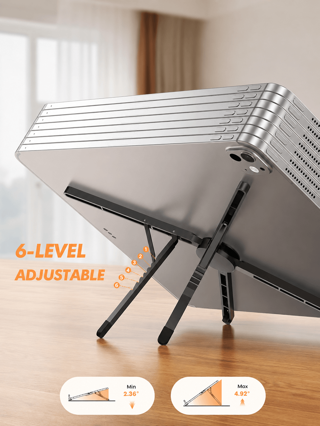 LELUMP™ Portable 4-in 1 Magnetic Aluminum Alloy Foldable Multifunctional Stand