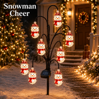 Scarf Snowman Lights