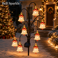 Holly Christmas Bell Lights