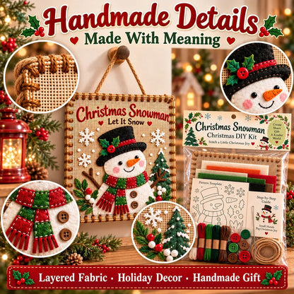 🎄✨ Christmas DIY Fabric Weaving Friendship Kit - 🧵 Create Something Special Together! 💕