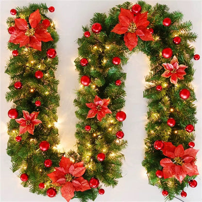 🔥Poinsettia LED Flower String Lights