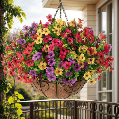🔥 Simulated Hanging Flower Basket 💥