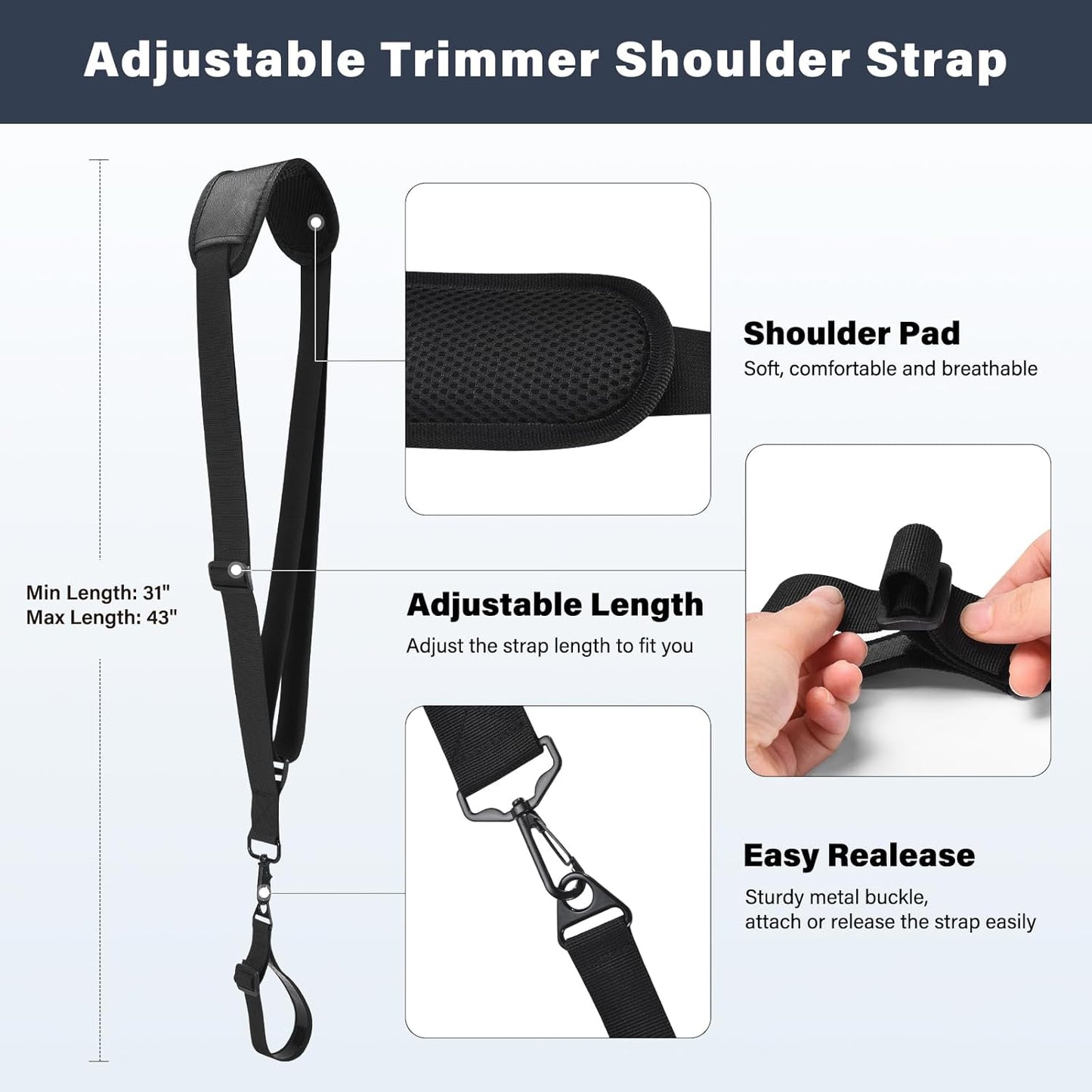 🔥🌿 Best-Seller – Ergonomic String Trimmer Handle Extension for Better Grip & Control 🌿