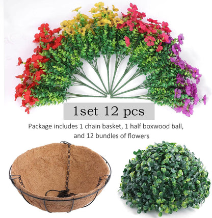 🔥 Simulated Hanging Flower Basket 💥