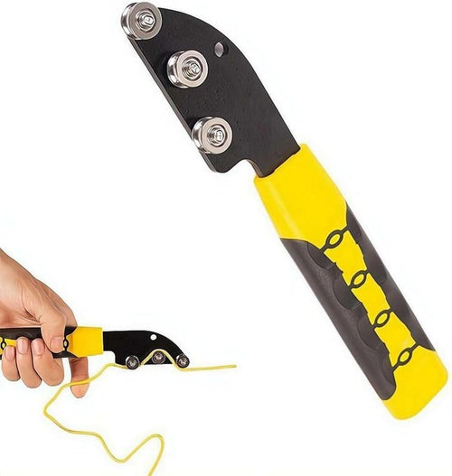 🔩Stainless Steel Cable Straightener Tool - Professional Manual Untwisting & Bending Device for Electricians, HVAC & Telecom Projects🔧