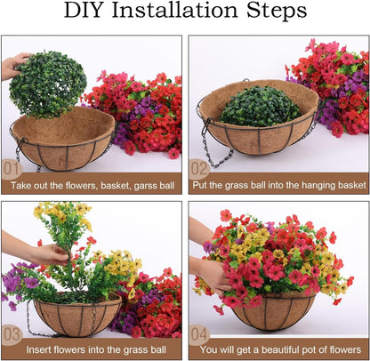 🔥 Simulated Hanging Flower Basket 💥