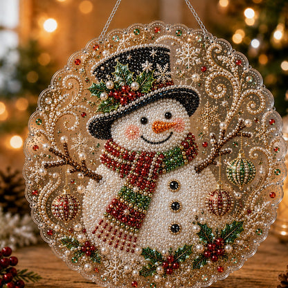 🎄 LAST DAY 49% OFF – ✨ Christmas Pearl Diamond Art Hanging Ornament Kit  🎅💎