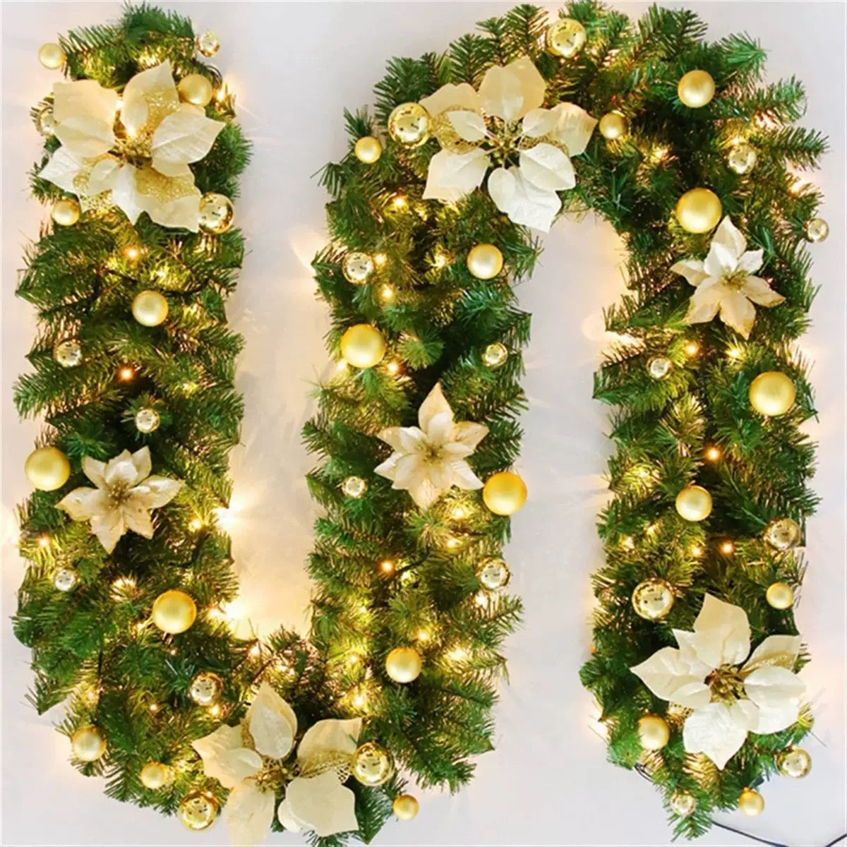 🔥Poinsettia LED Flower String Lights