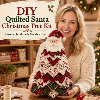DIY Quilted Santa Christmas Tree Kit