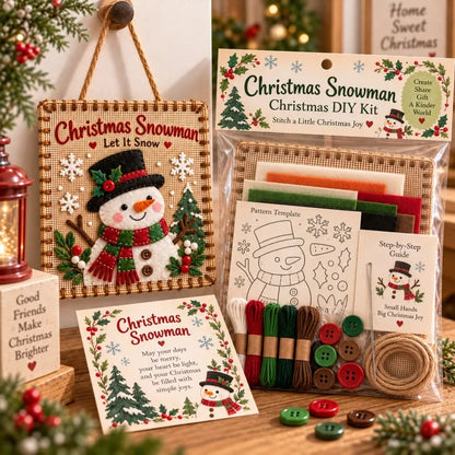 🎄✨ Christmas DIY Fabric Weaving Friendship Kit - 🧵 Create Something Special Together! 💕