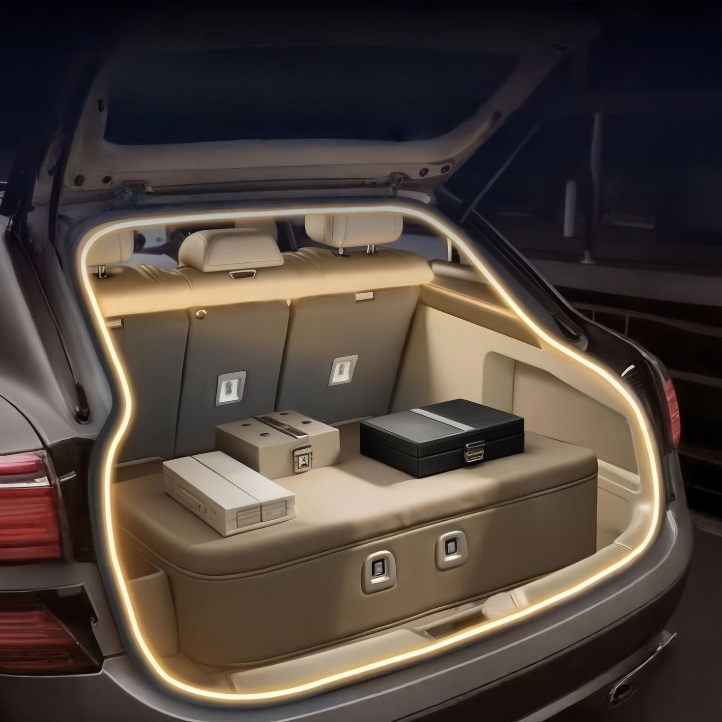 Dynamic Flowing Car Trunk Light Strip – Universal Fit for All Vehicles