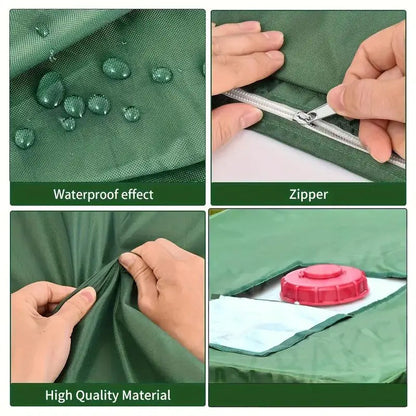 💧 LIMITED-TIME 50% OFF! ✨ Waterproof IBC Tote Cover – Heavy-Duty, UV-Blocking, Secure Fit ⛈️