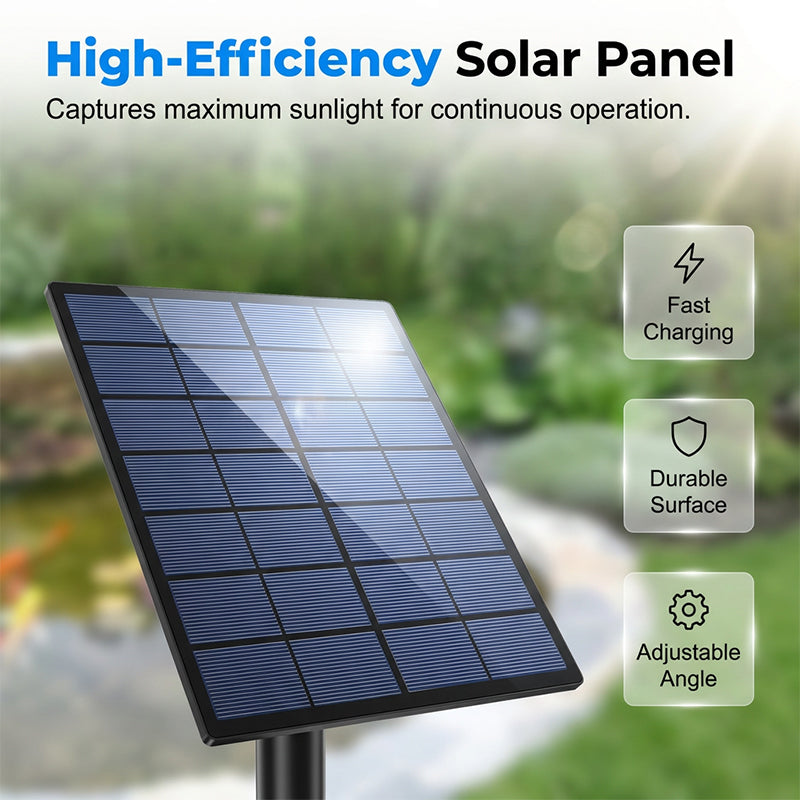 LELUMP™ Solar Pond Aerator with Air Pump